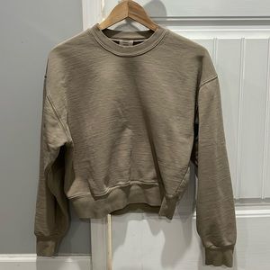 Skims Pullover Crop Sweatshirt Size M